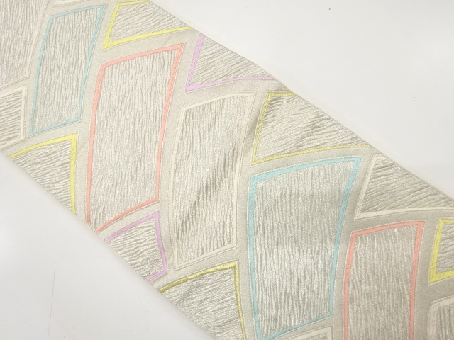 JAPANESE KIMONO / ANTIQUE KIMONO / SILK / WOVEN HIGAKI PATTERN
